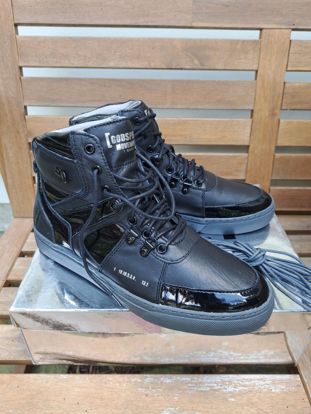 Godspeed Movement Black High-Top Men's Sneakers
